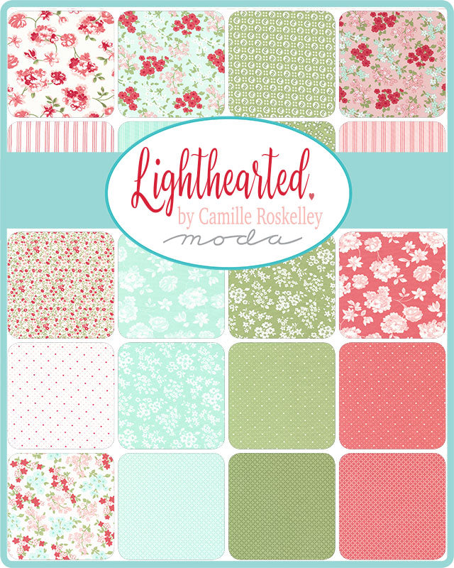 Lighthearted by Camille Roskelley for Moda - Ribbon Light Pink 55293 17