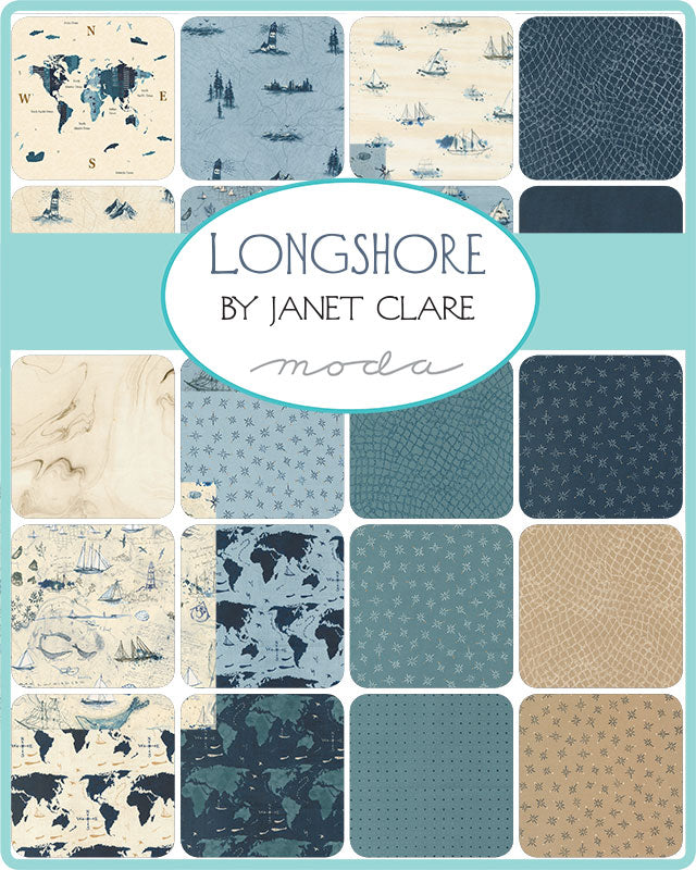 Longshore by Janet Clare - Charm Pack 24610PP (Estimated Ship Date Sept. 2024)