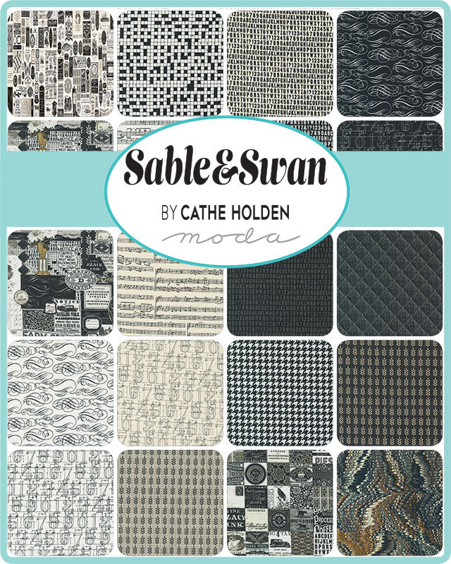 Sable Swan par Cathe Holden : Fat Quarter Bundle