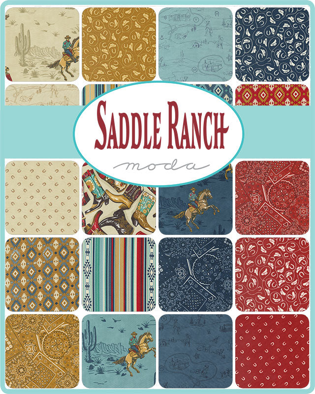 Saddle Ranch by Moda - Charm Pack 33790PP (Estimated Ship Date Sept. 2024)