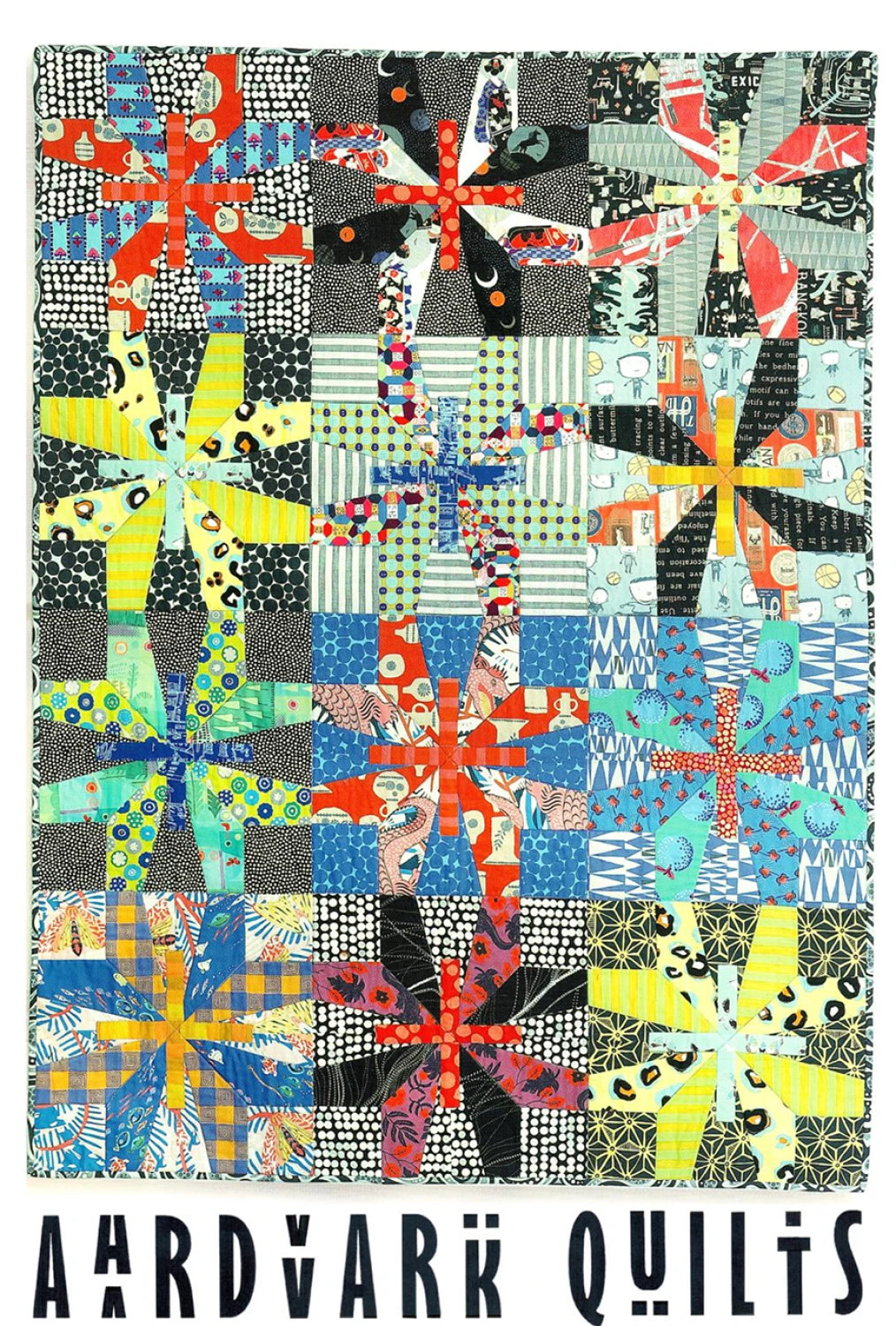 Asterisks Quilt Pattern by Aardvark Quilts