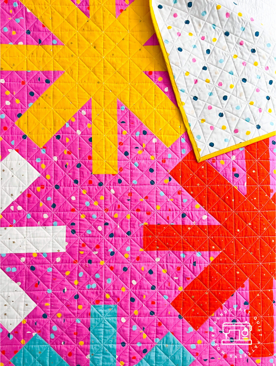 Asterisks Quilt Pattern by Modern Handcraft