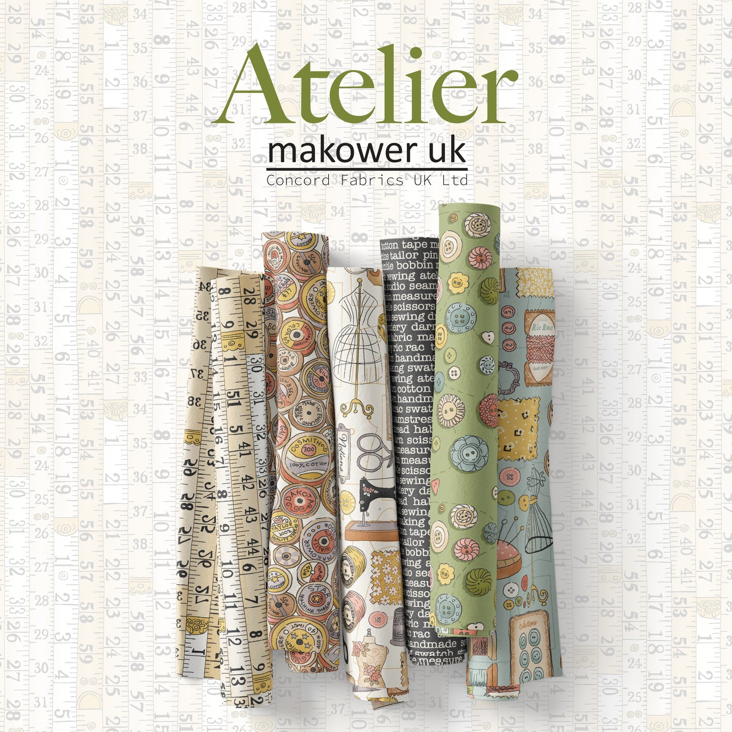 Atelier by Makower : Charm Pack