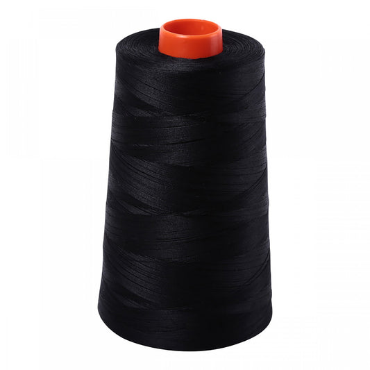 Aurifil : Mako Cotton Thread 50wt 6452 yds - Black # MK50CO2692 - Special Order