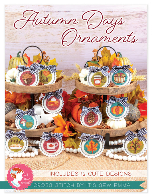 Autumn Days Ornaments Cross Stitch # ISE-4016 - Special Order