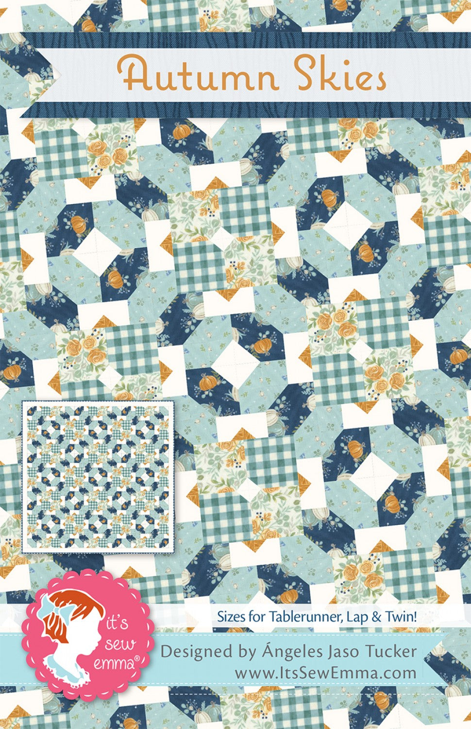 Autumn Skies Quilt Pattern by It’s Sew Emma