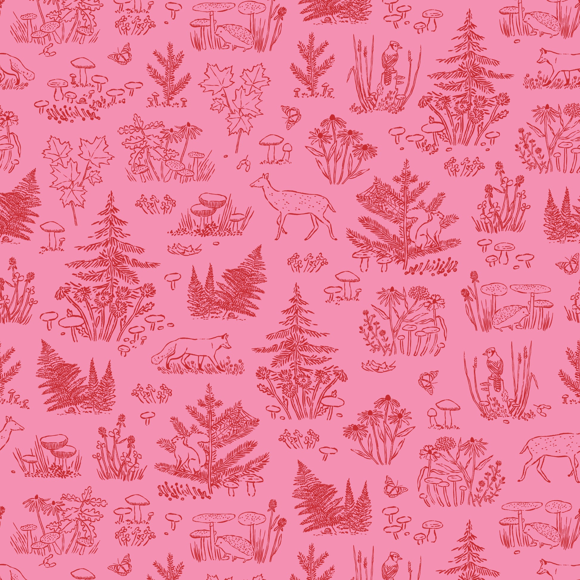 Autumn Walk by Emily Taylor: Forest Toile 227622