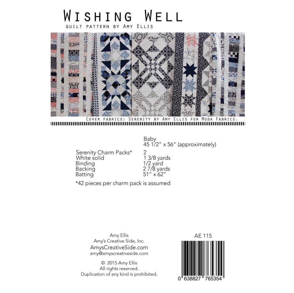 Wishing Well Quilt Pattern by Amy Ellis
