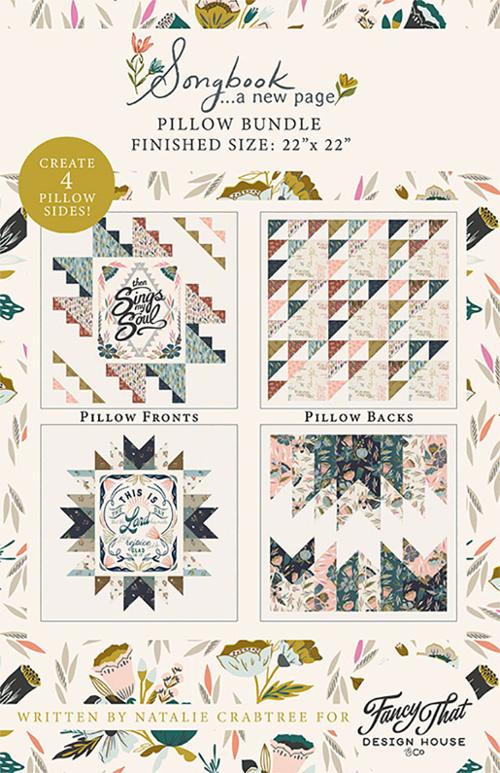 Songbook Pillow Bundle Pattern by Fancy That Design House