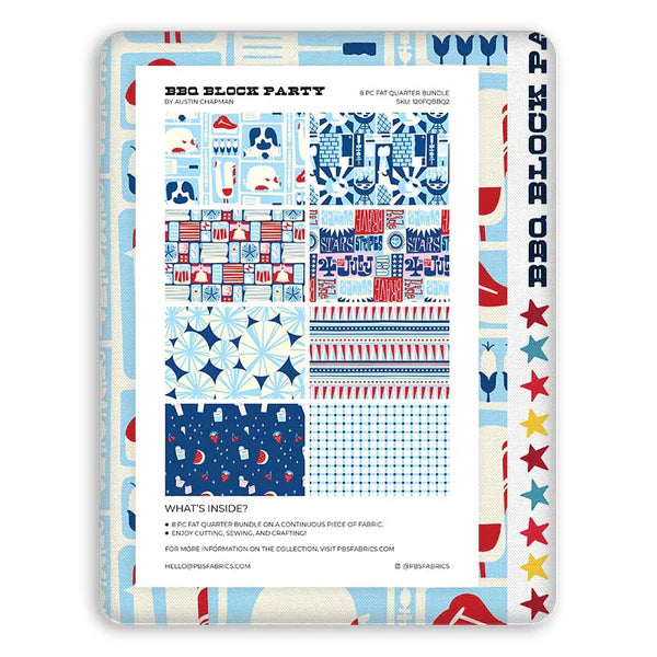 BBQ Block Party by Austin Chapman : Flat Fat Stack 8 PC 120FQBBQ2