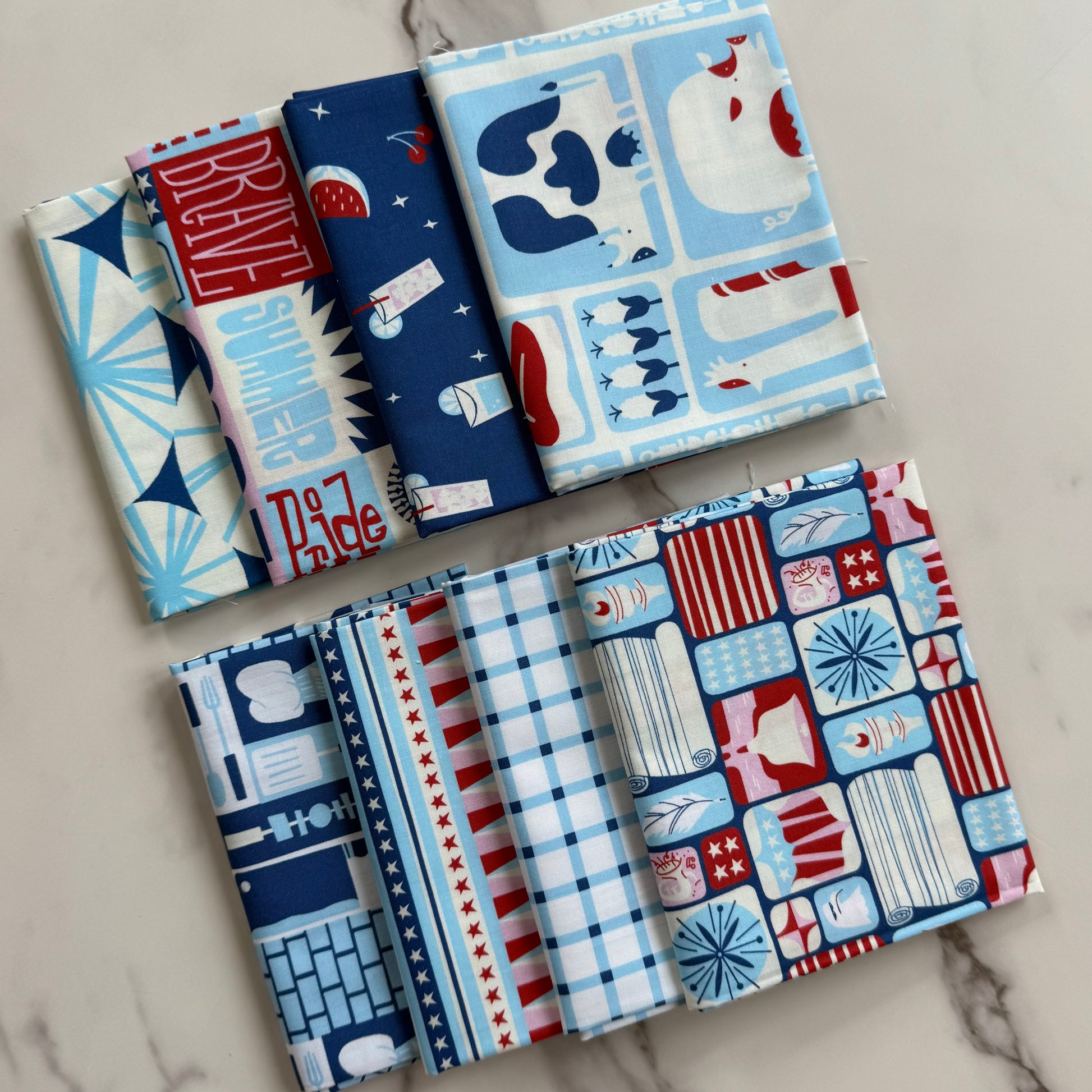 BBQ Block Party by Austin Chapman : Flat Fat Stack 8 PC 120FQBBQ2