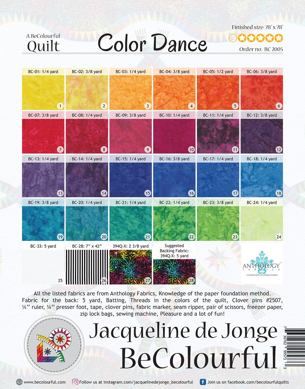 Color Dance # BC2005- Special Order