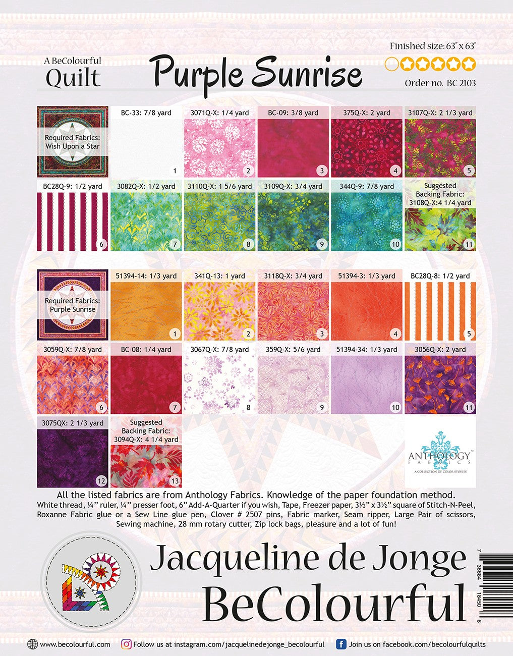 Purple Sunrise # BC2103- Special Order