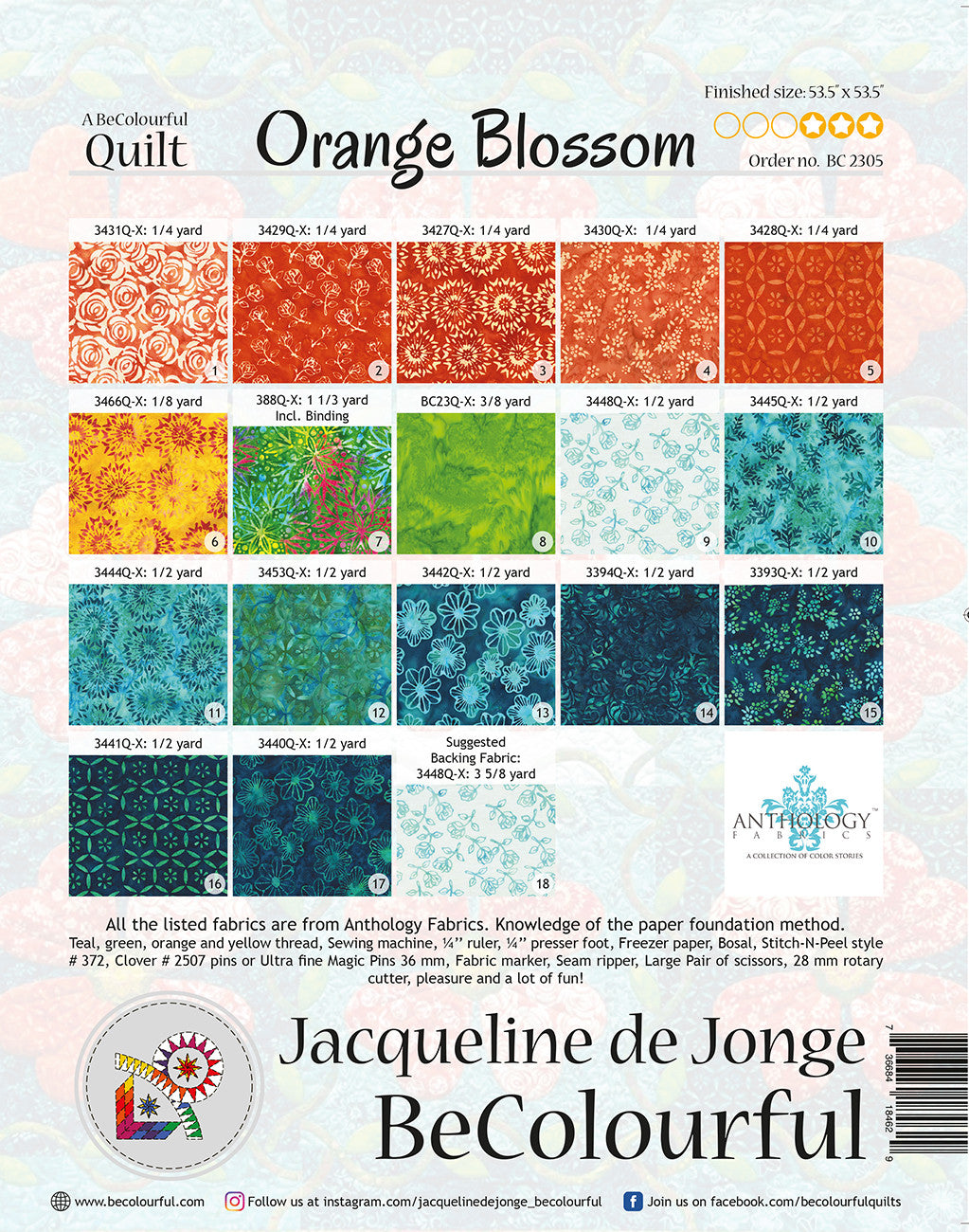 Orange Blossom # BC2305 Special Order