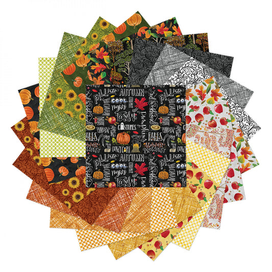 Beautiful Harvest by Shannon Roberts 42 pc 10" Squares - Special Order (Expected Arrival May 2025)