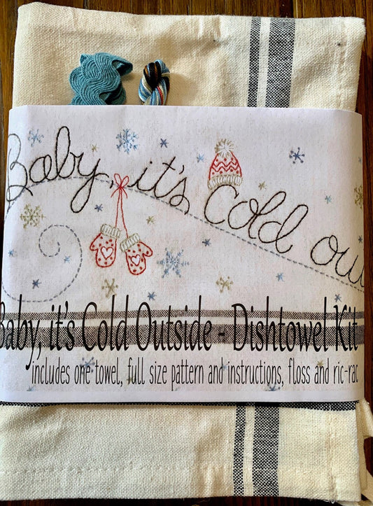 Baby Its Cold Outside Dishtowel Kit # BR250K - Special Order