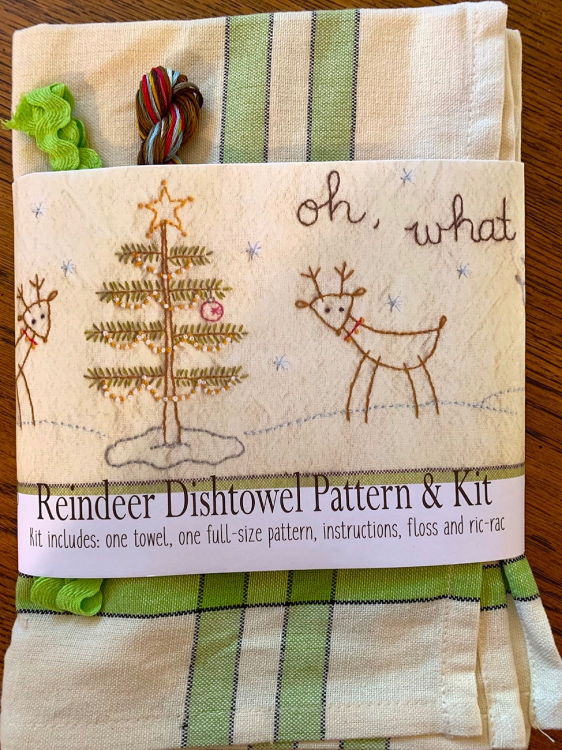 Oh! What Fun Dishtowel Pattern and Floss Kit # BR263K - Special Order