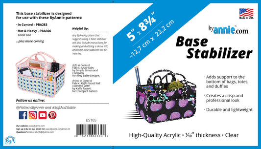 Base Stabilizer 5in x 8-3/4in # BS105B - Special Order