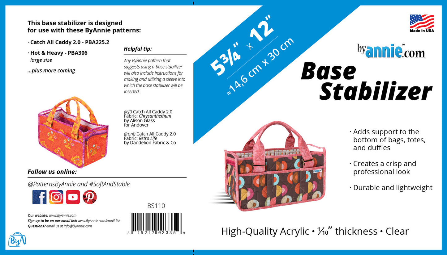 Base Stabilizer 5-3/4in x 12in # BS110 - Special Order