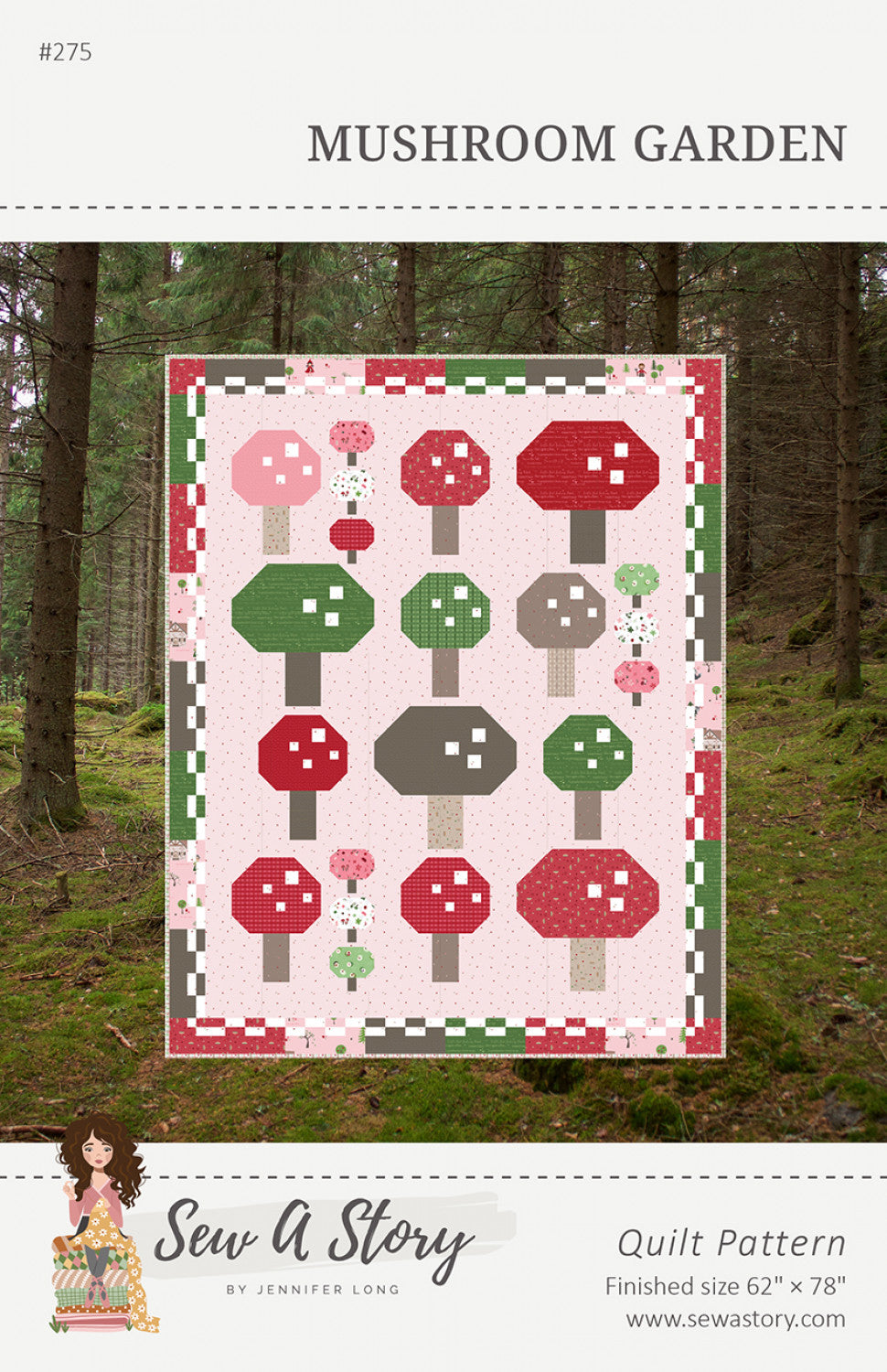 Mushroom Garden Quilt Pattern # BSI275 - Special Order