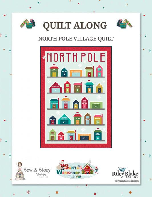 North Pole Village Advent Quilt # BSI283 - Special Order