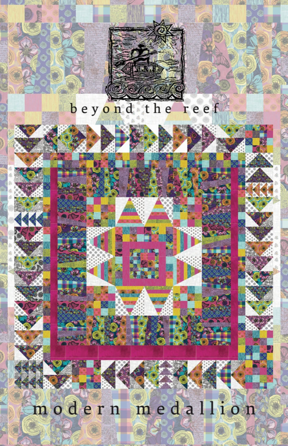 Winding Road by Natalie Barnes : Modern Medallion Quilt Kit