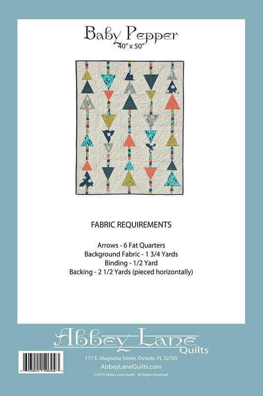 Baby Pepper Applique Quilt Pattern by Abbey Lane Quilts - Special Order