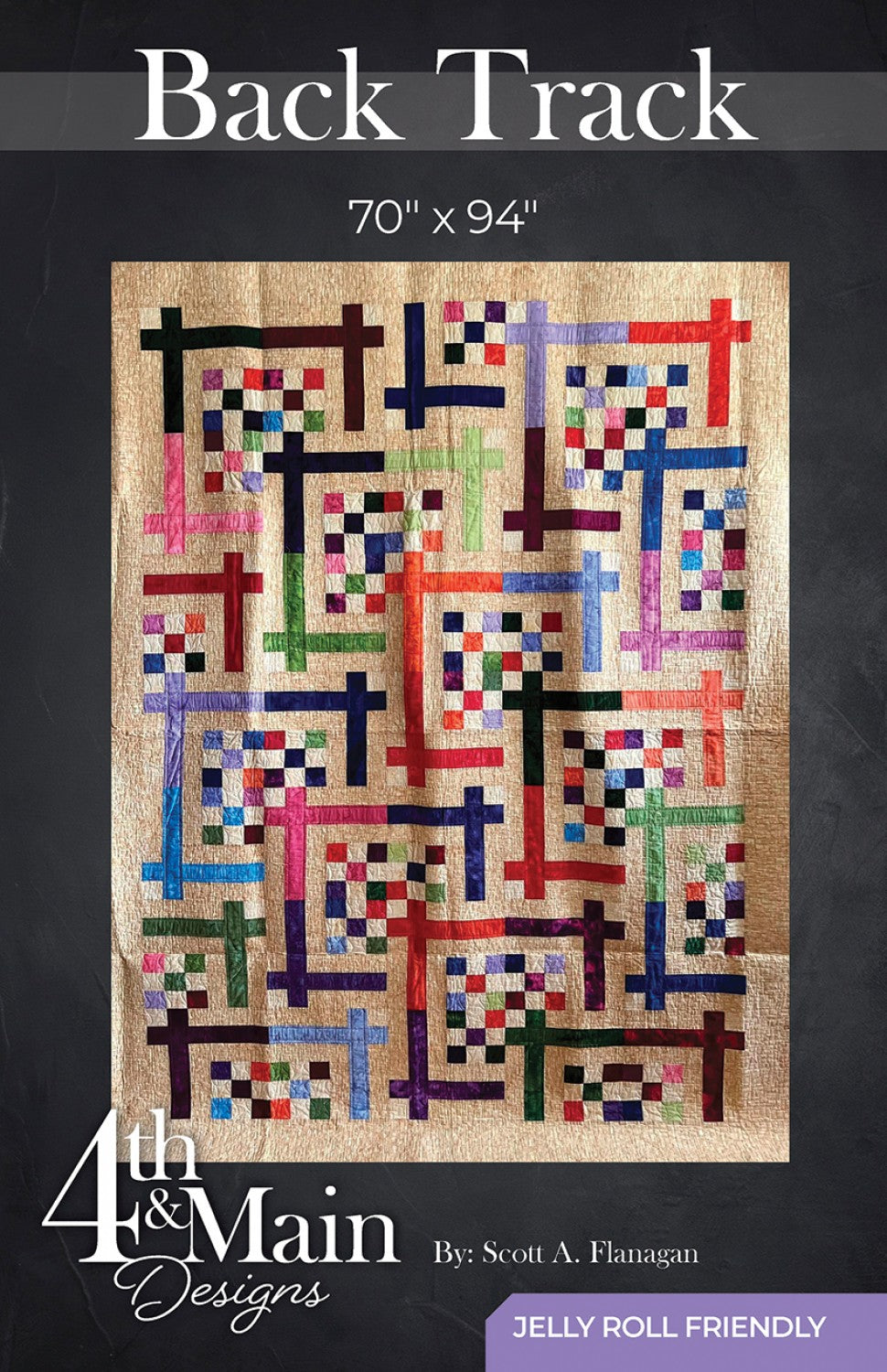 Back Track Quilt Pattern by 4th & Main