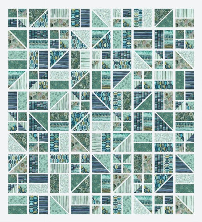 Backslash Quilt Pattern by Robin Pickens