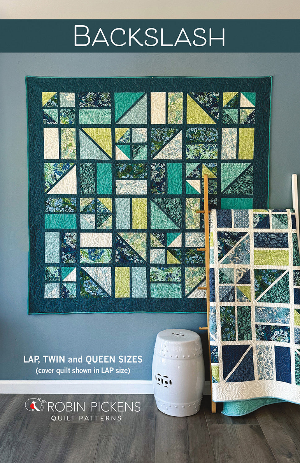 Backslash Quilt Pattern by Robin Pickens