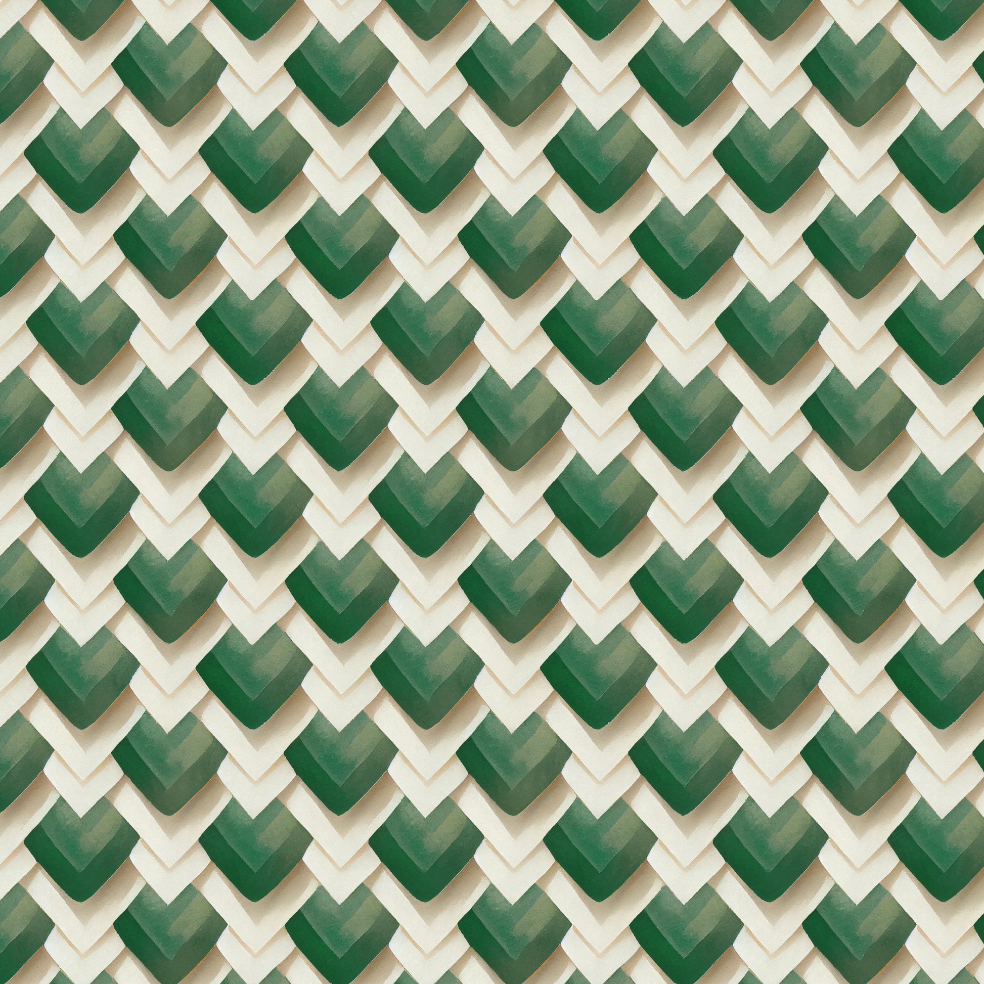 Bali Dreams by Penn Gray Design: Diamonds Green 227836