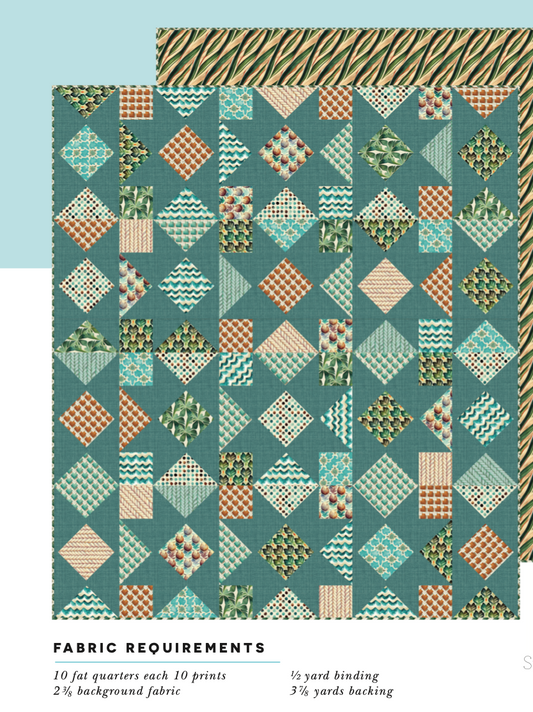 Bali Dreams by Penn Gray Design : Starling Quilt Kit