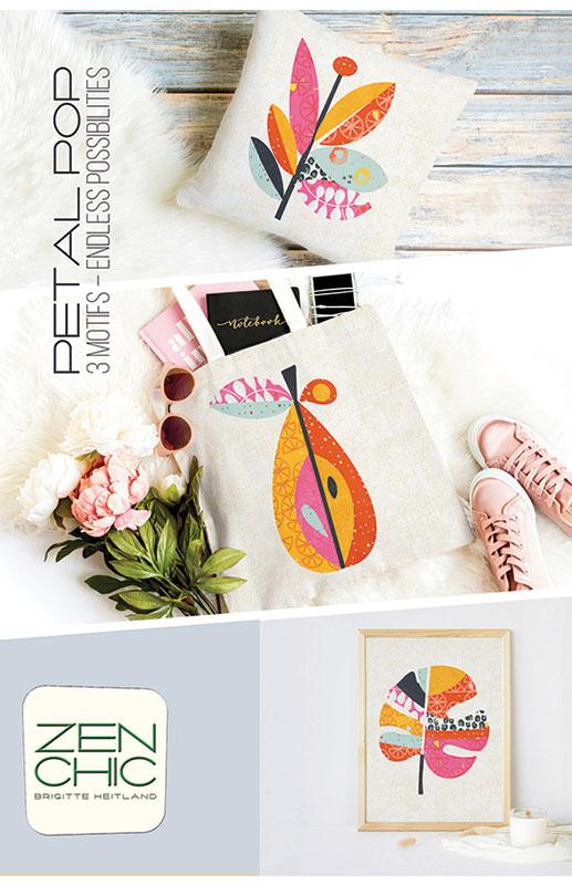 Balisong by Zen Chic : Petal Pop Applique Pattern (Estimated Arrival December 2025)