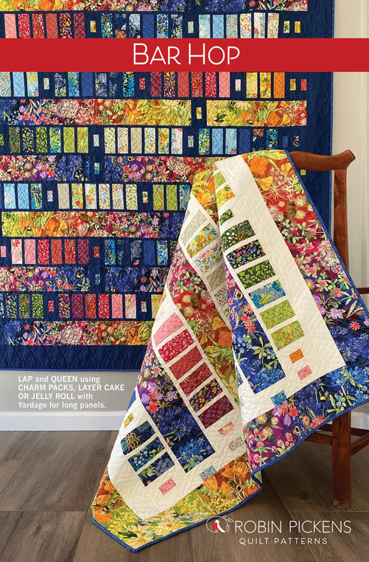 Bar Hop Quilt Pattern by Robin Pickens