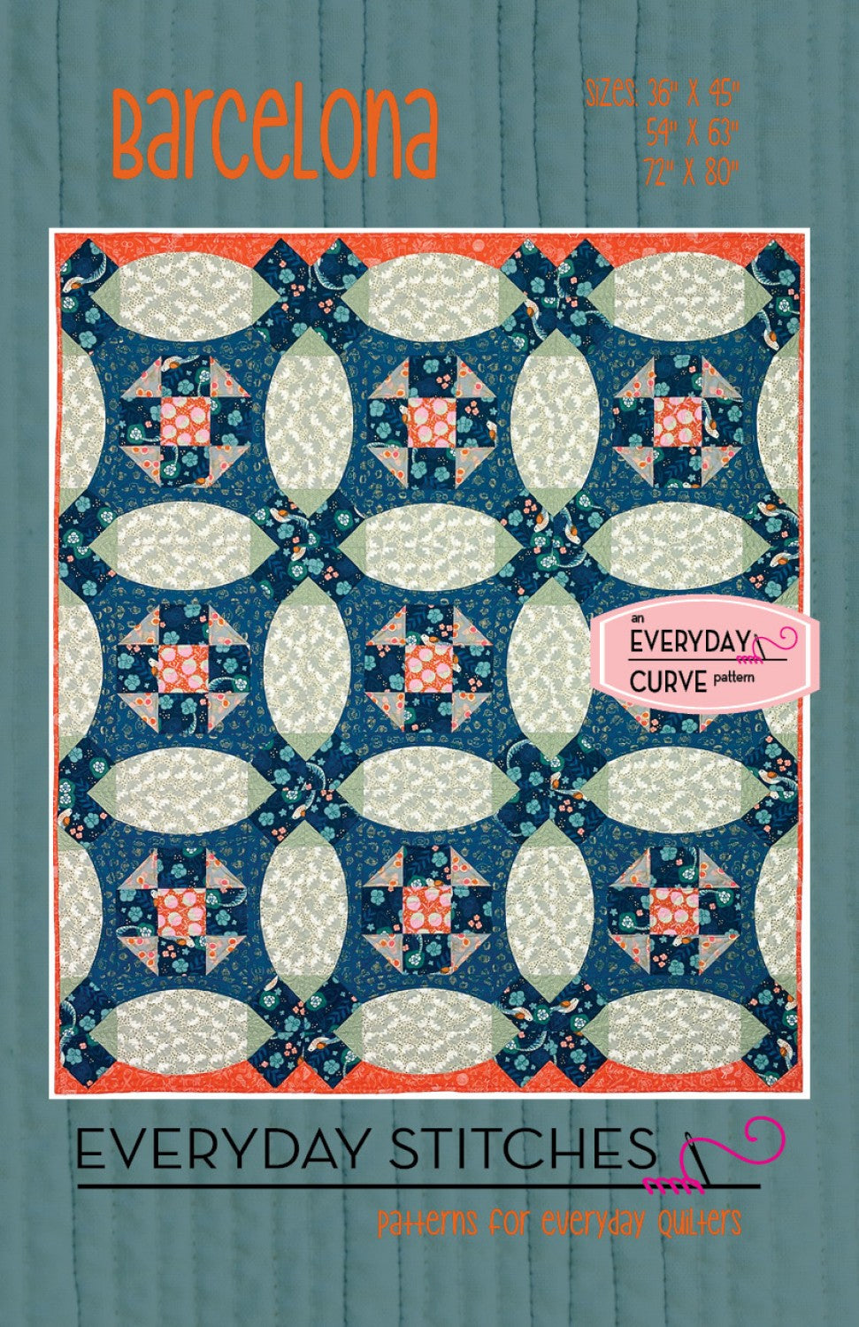 Barcelon Simple Patterns Barcelona Quilt Pattern by Everyday Stitches – Modern Quilt Co.