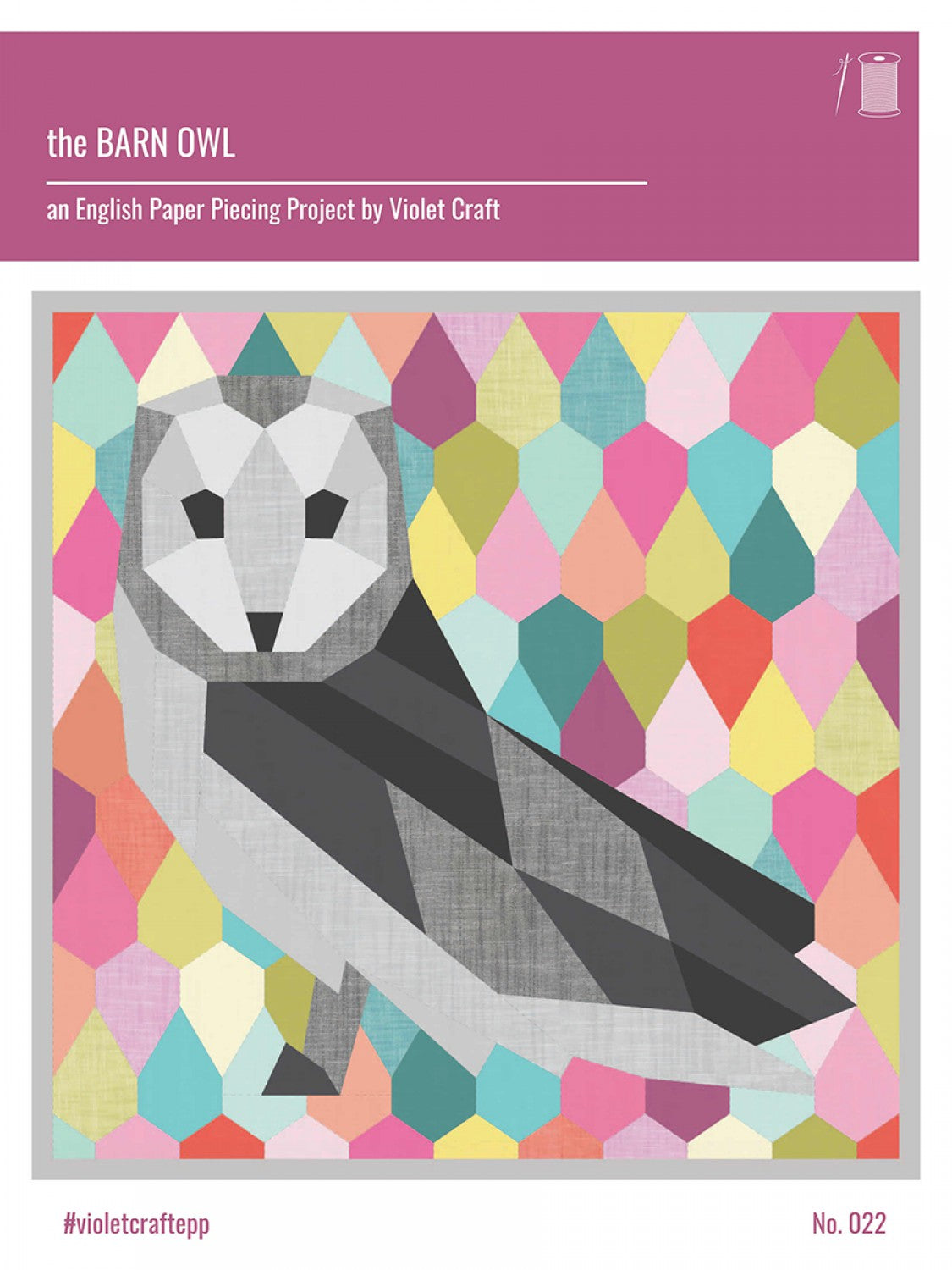 Barn Owl English Paper Piecing Pattern by Violet Craft – Modern Quilt Co.