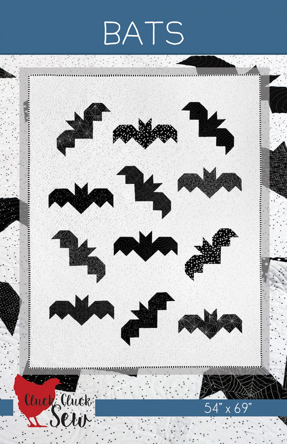 Bats Halloween Quilt Pattern by Cluck Cluck Sew - Special Order
