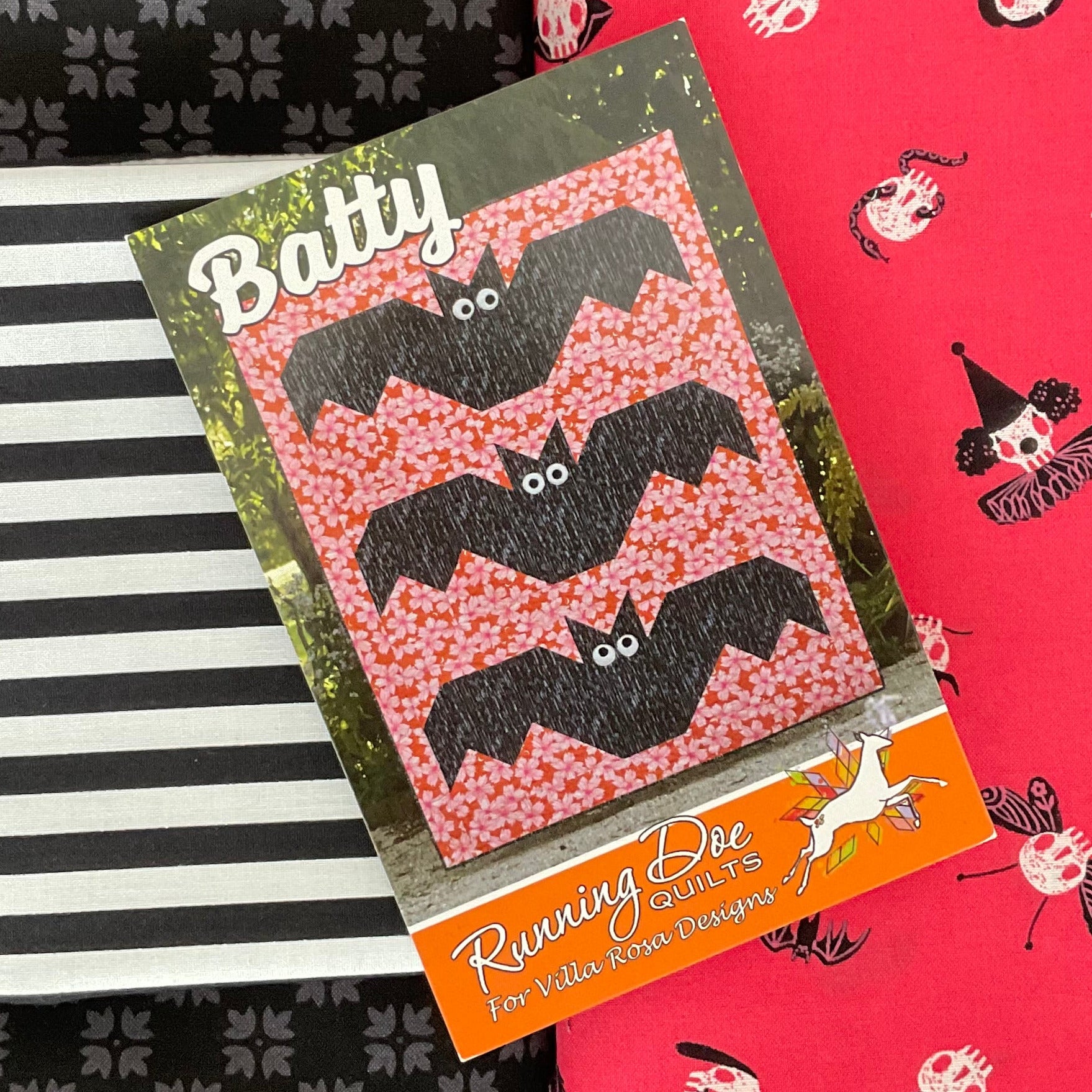 Batty Quilt Kit featuring Pretty Creepy by Cori Dantini
