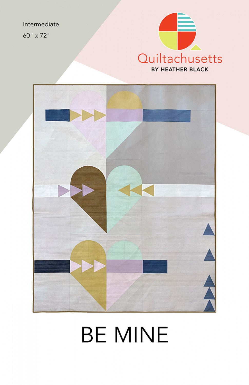 Be Mine Quilt Pattern by Quiltachusetts