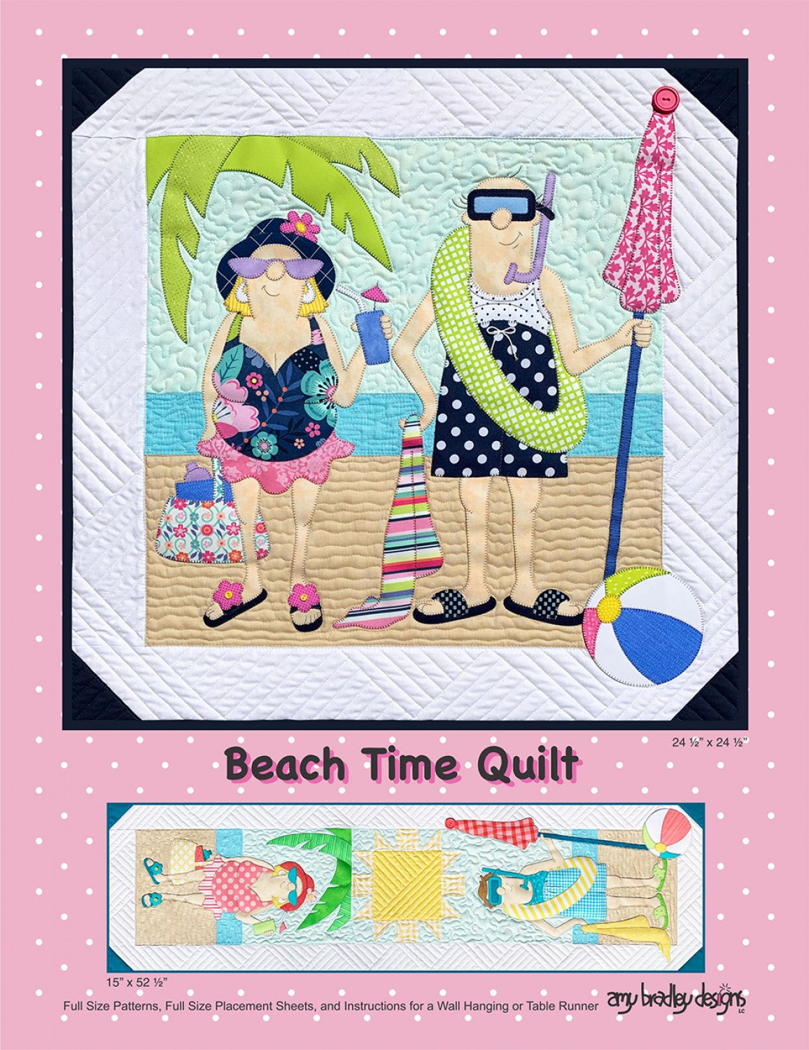 Beach Time Appliqué Quilt Pattern by Amy Bradley