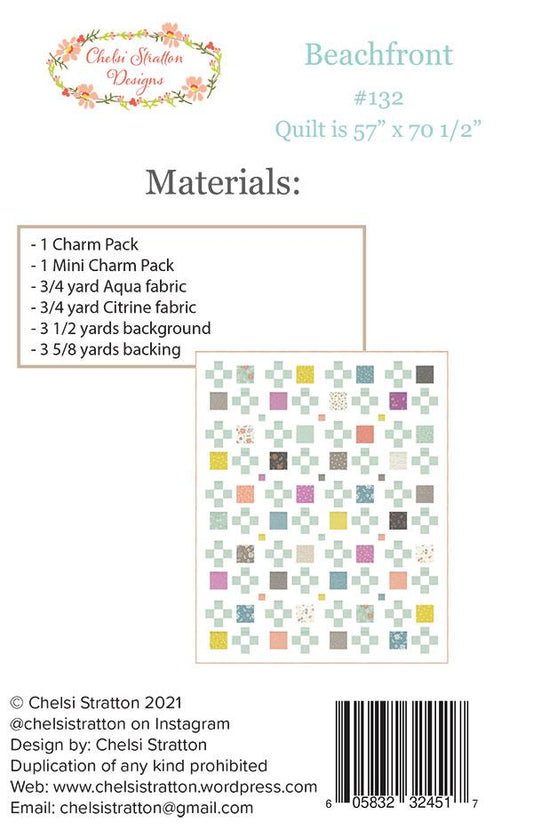 Beachfront Quilt Pattern by Chelsi Stratton Designs
