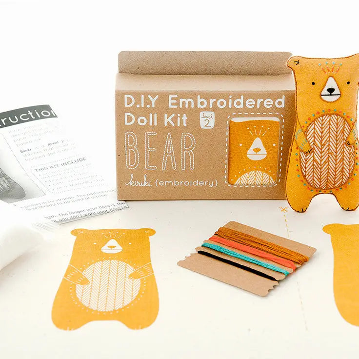 Bear Embroidery Kit