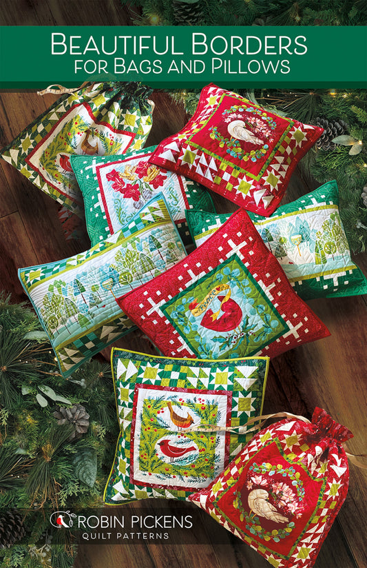 Beautiful Borders for Bags and Pillows featuring Winterly by Robin Pickens