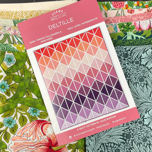 Bedford Park by Morris & Co. : Deltille Quilt Kit