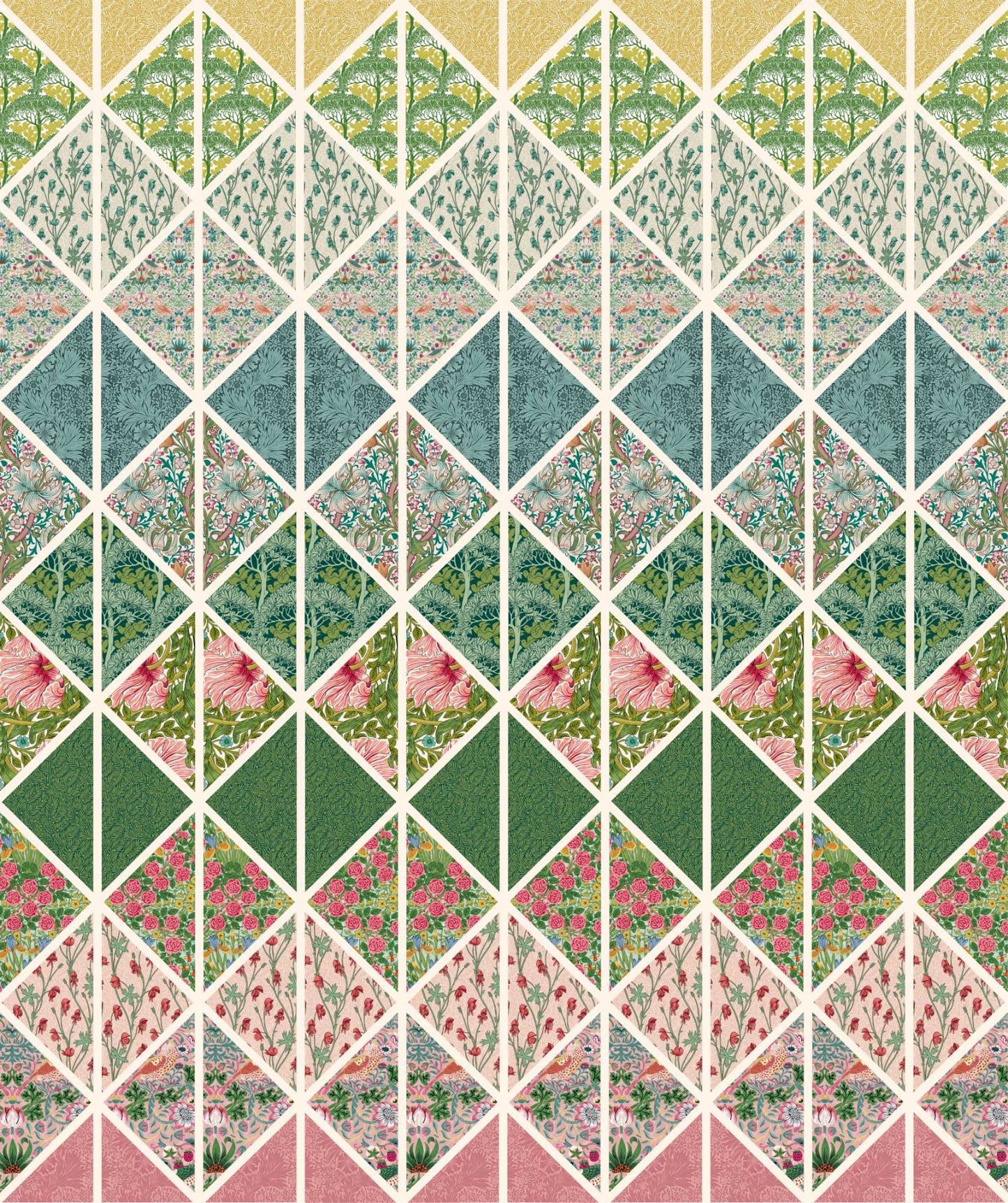 Bedford Park by Morris & Co. : Deltille Quilt Kit