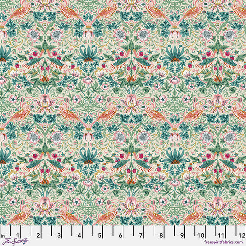 Bedford Park by Morris & Co. : Mini Strawberry Thief Mineral PWWM002.MINERAL