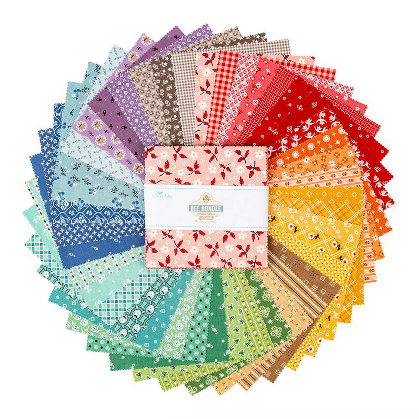 Bee Bundle Limited Addition Colors by Lori Holt - 5 Inch Stacker