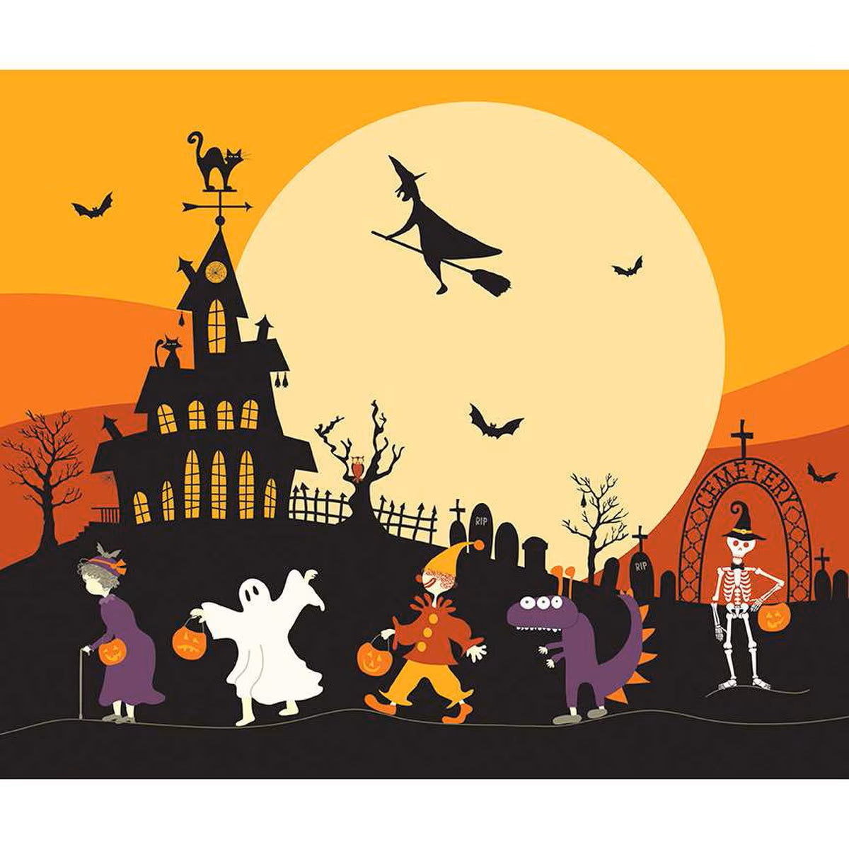 Beggar's Night by Sandy Gervais : Trick-or-Treat Panel P14509-PANEL