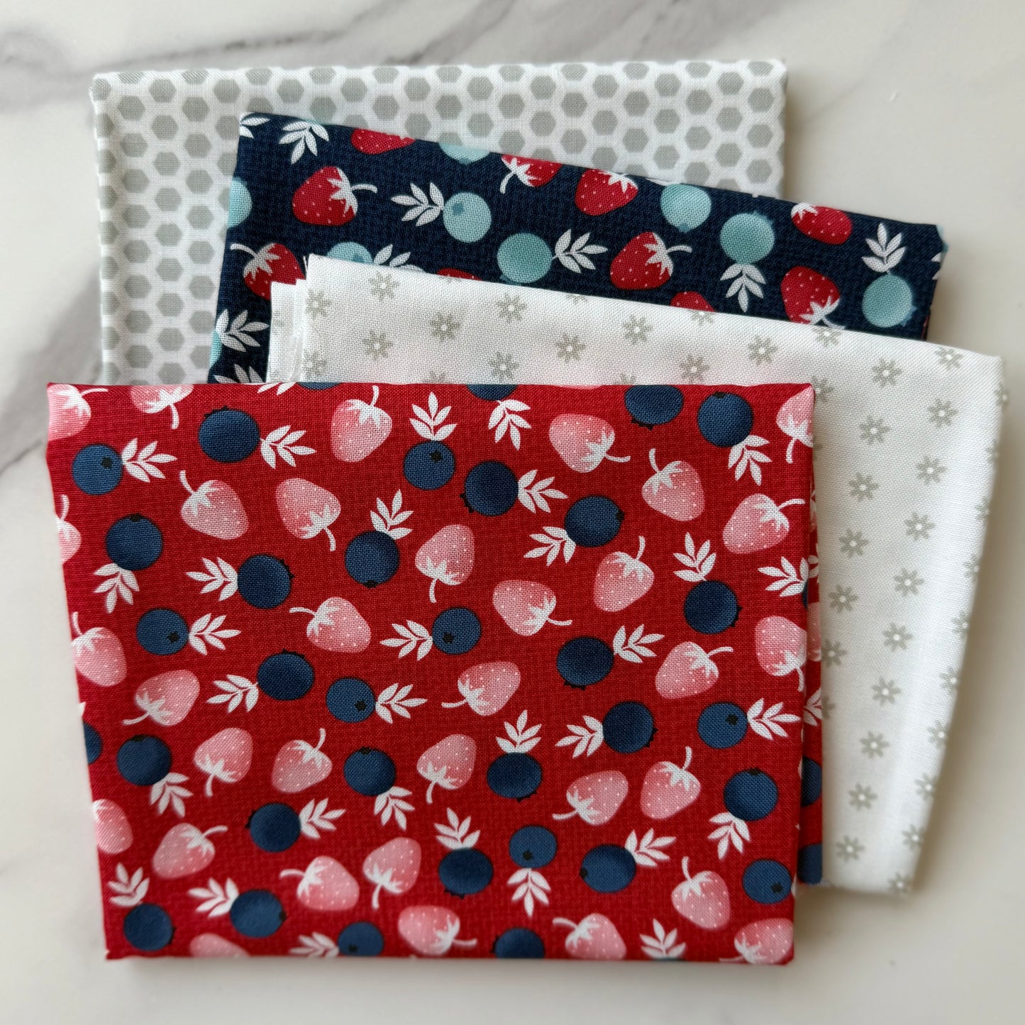 Berry Basket by April Rosenthal - 4 Fat Quarter Pack #1