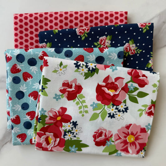 Berry Basket by April Rosenthal - 4 Fat Quarter Pack #3